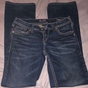 Silver Aiko Mid Boot jeans